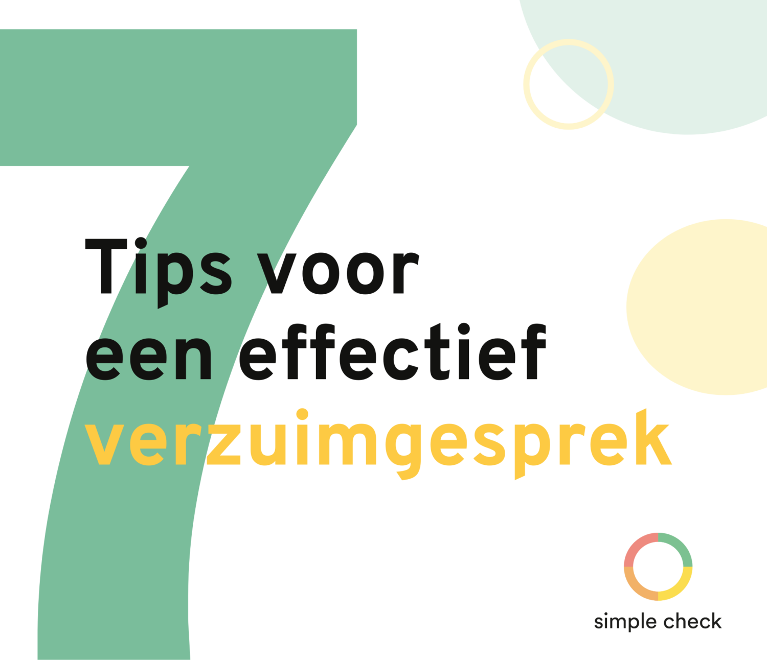 Hoe voer je een verzuimgesprek simple check