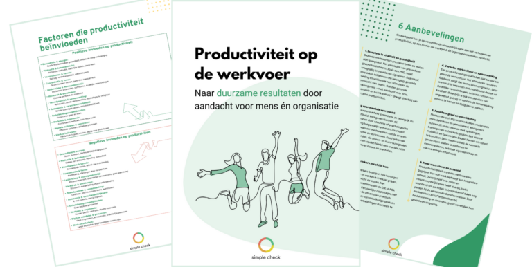 Whitepaper Productiviteit op de werkvloer